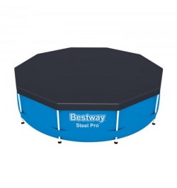 Cobertor Para Piscina Estructura Metálica Ø 305 cm.