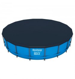 Cobertor Para Piscina Estructura Metálica Ø 549 cm.