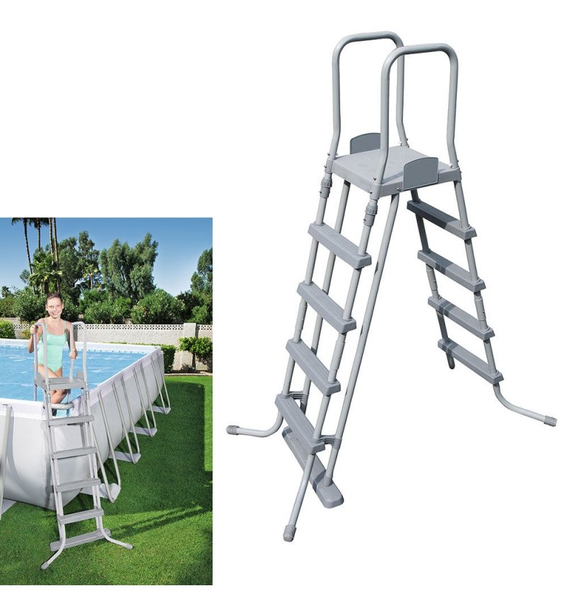 Escalera Piscina Alto 132 cm.