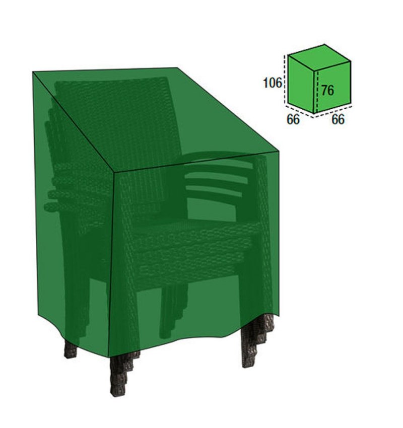 Funda Cubre Sillas Apilable 66x66x76x106 cm.