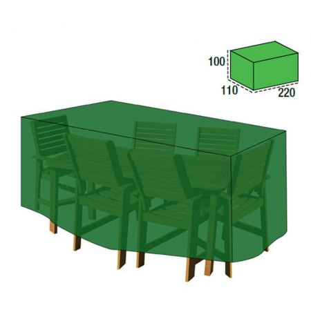 Funda Cubre Mesa / Conjunto 100x110x220 cm.