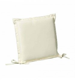 Cojín Para Silla 43x43x5 cm. Beige Desenfundable