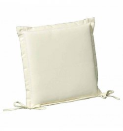 Cojín Para Silla 50x50x5 cm. Beige Desenfundundable