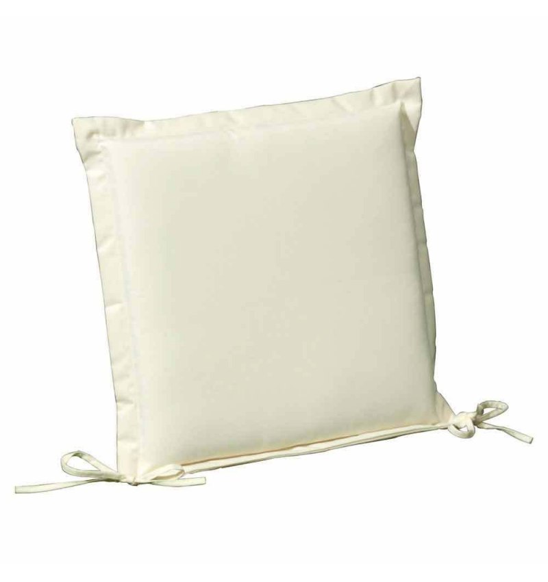 Cojín Para Silla 50x50x5 cm. Beige Desenfundundable