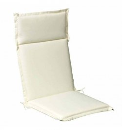 Cojín Para Sillón Alto 119x52x5 cm. Beige Desenfundable