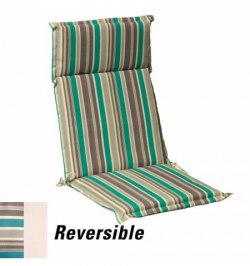 Cojín Para Sillón 119x52x5 cm. Rayas Desenfundable