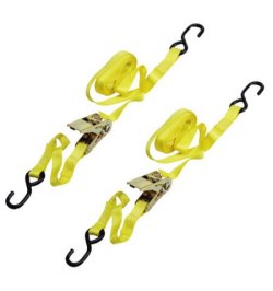 Cinta De Amarre Con Ratchet  25 mm. x 4,5 Metros (Blister 2 Piezas)