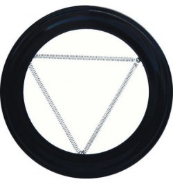 Plafón Embellecedor de Color Negro Para Estufa 100 mm.