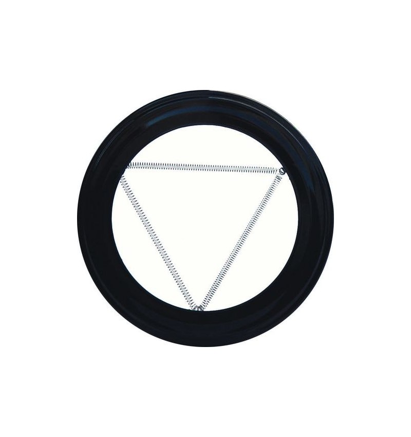 Plafón Embellecedor de Color Negro Para Estufa 100 mm.