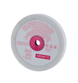 Muela Esmeriladora Yamato 120 W. 125x15x12,6 mm. Grano  60