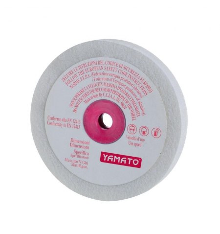 Muela Esmeriladora Yamato 120 W. 125x15x12,6 mm. Grano  60