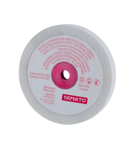 Muela Esmeriladora Yamato 120 W. 125x15x12,6 mm. Grano 100