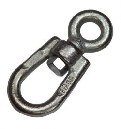 Grillete Giratorio Simple Acero    6mm