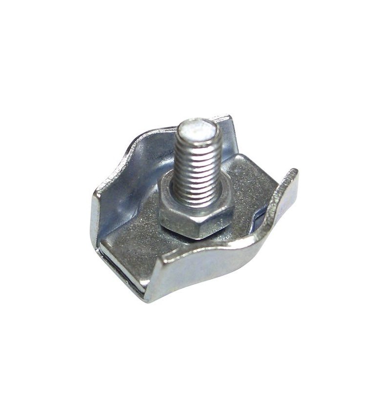 Sujetacables Plano Simple   6 mm. (Bolsa100 unidades)