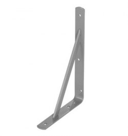 Palomilla Wolfpack Con Refuerzo Gris 400x270 mm.