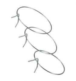 Soporte Maceta Pared Zincado 14 cms