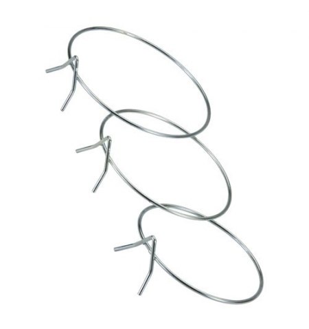 Soporte Maceta Pared Zincado 14 cms