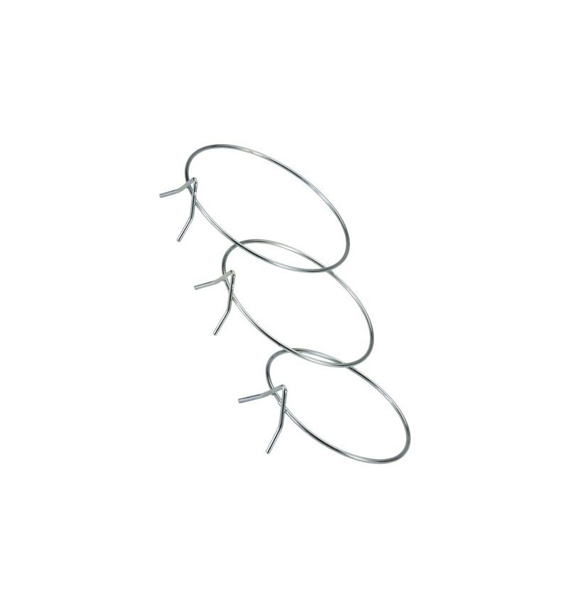 Soporte Maceta Pared Zincado 14 cms