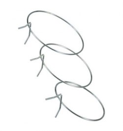 Soporte Maceta Pared Zincado 16 cms