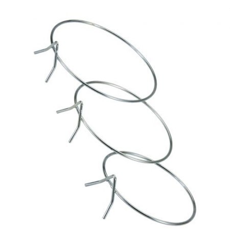 Soporte Maceta Pared Zincado 16 cms