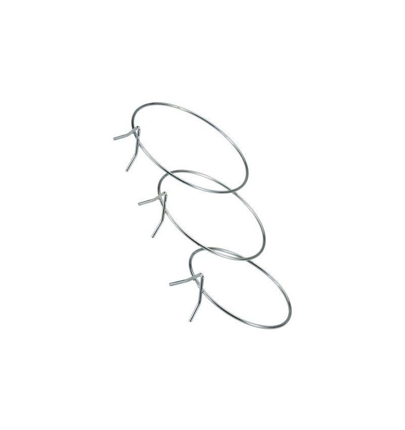 Soporte Maceta Pared Zincado 16 cms