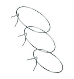 Soporte Maceta Pared Zincado 18 cms