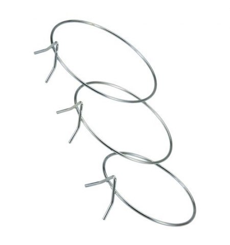 Soporte Maceta Pared Zincado 18 cms