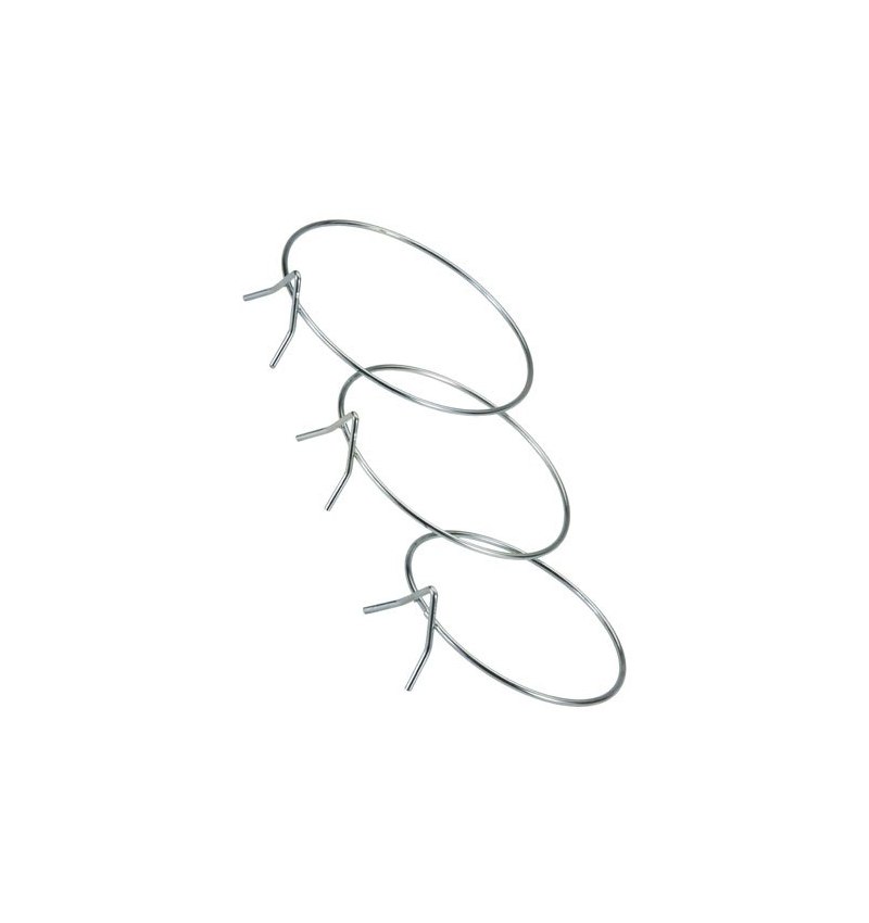 Soporte Maceta Pared Zincado 20 cms