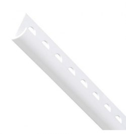 Guardacantos PVC Blanco  Barra 2,6 Metros Canto Redondo