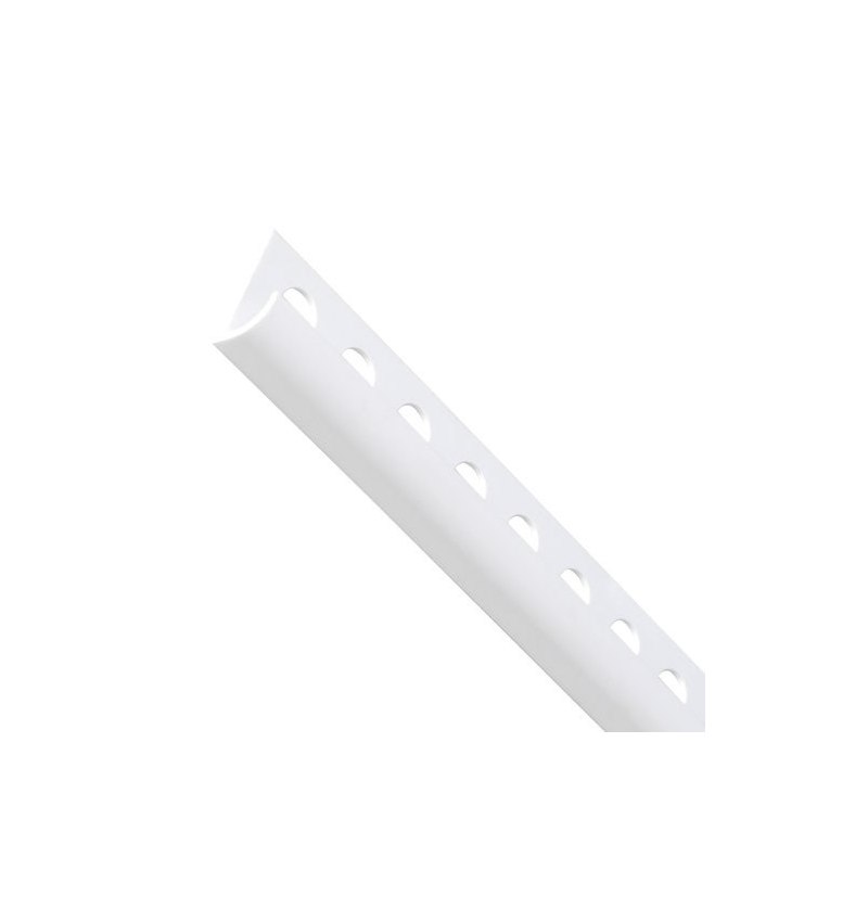 Guardacantos PVC Blanco  Barra 2,6 Metros Canto Redondo