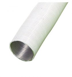 Tubo Aluminio Compacto Blanco Ø 120 mm. / 5 metros.