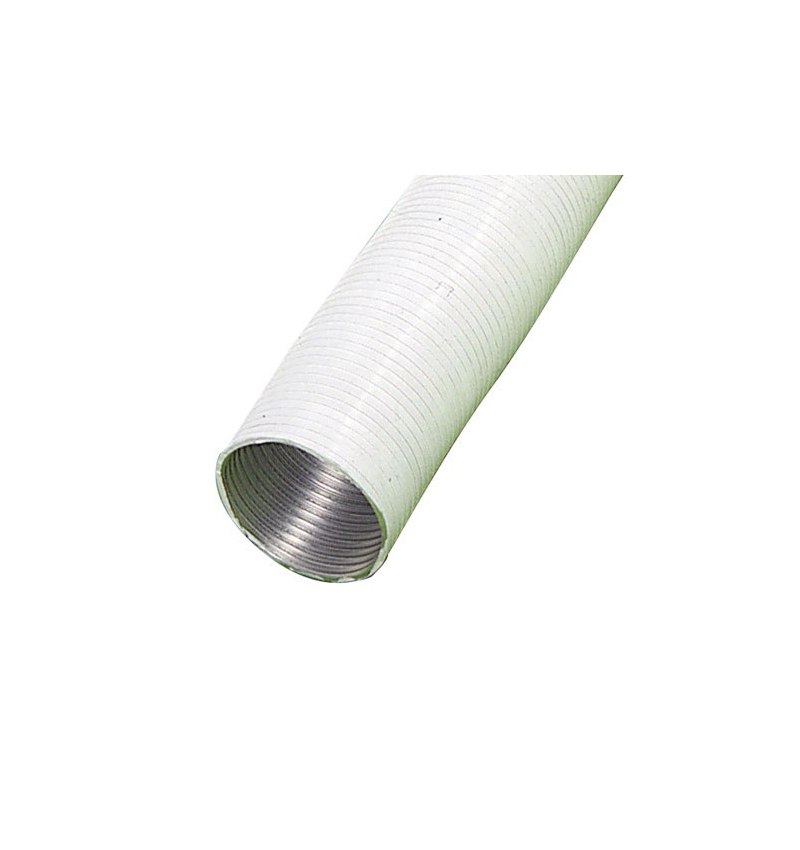 Tubo Aluminio Compacto Blanco Ø 120 mm. / 5 metros.