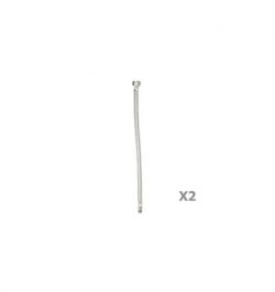 Latiguillo Inoxidable Hembra 3/8 - Hembra 3/8  400  mm. 2 Piezas