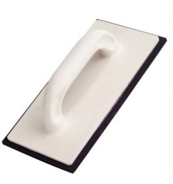 Talocha Fibra De Vidrio Con Base De Goma 14x28 cm.