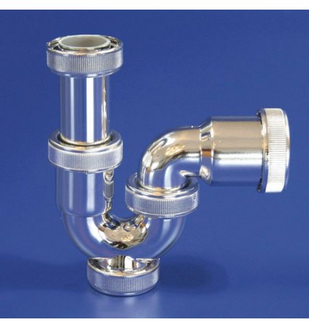 Sifon Curvo MetalizadoT-31  ME 1 1/2