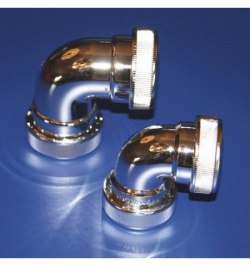 Codo Desague Metalizado T-200  ME H-H/40