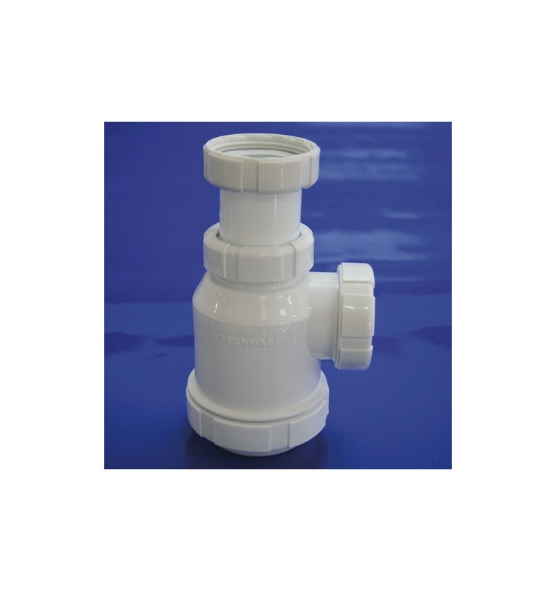 Sifon Botella Extensible T-4  1 1/2  Tuerca Loca