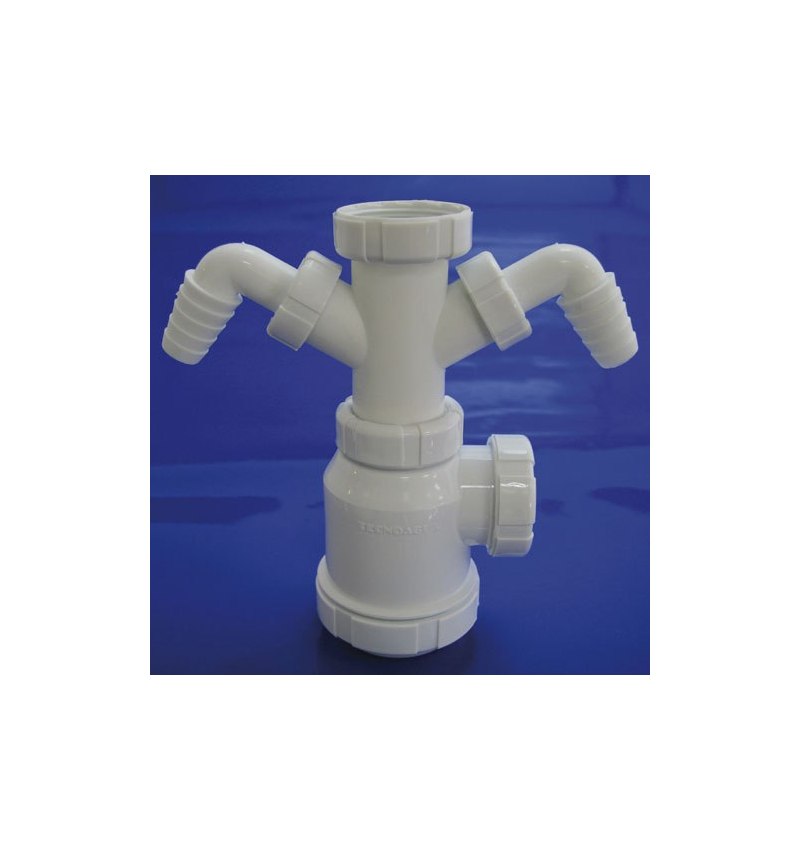 Sifon Botella Extensible T-4-TD  1  1/2  2 Tomas Lavadora