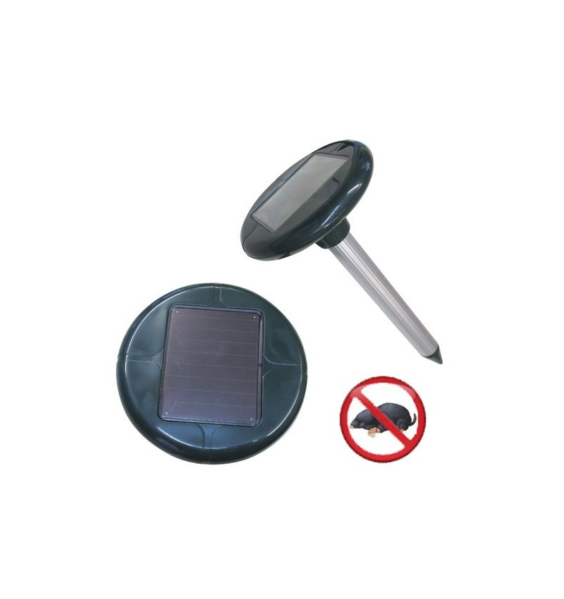 Ahuyentador Ultrasonidos Solar para topos 625 m².