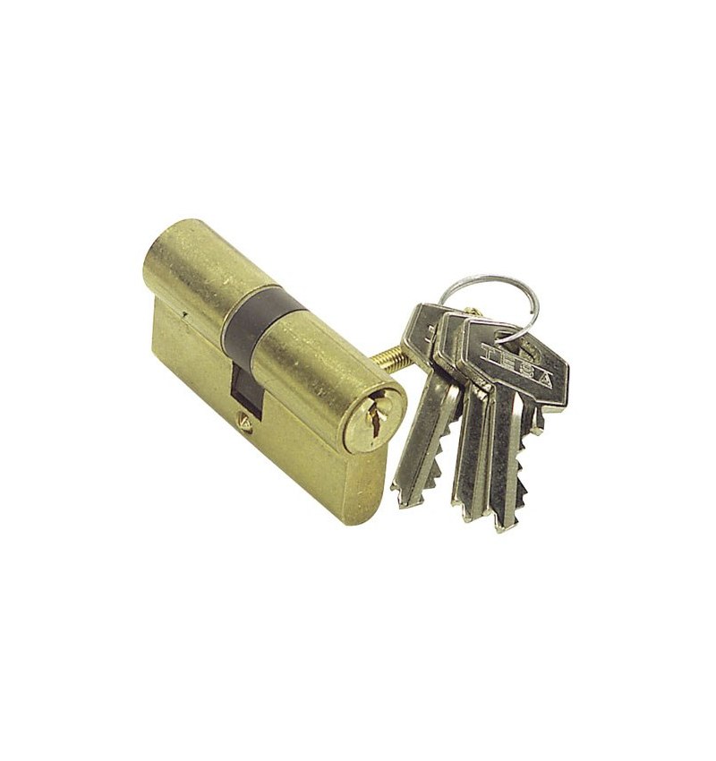 Cilindro Tesa 5030 /30x30 Latonado Leva larga