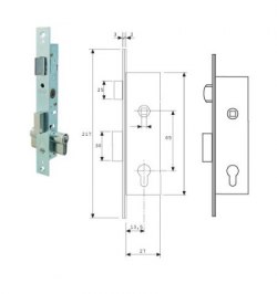 Cerradura Tesa 2206-hz/15