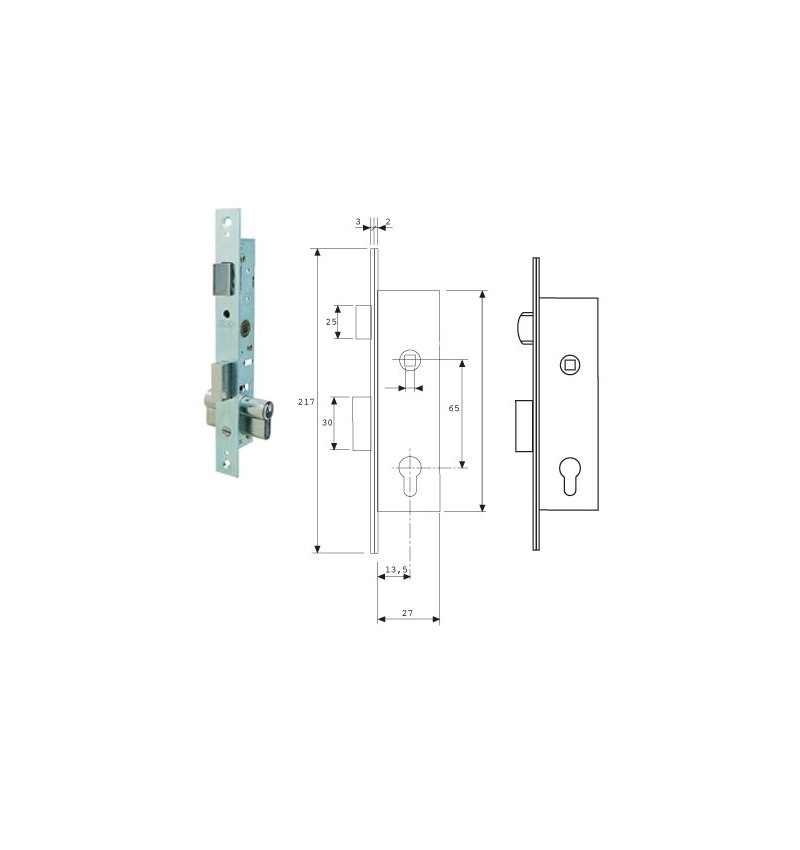 Cerradura Tesa 2206-hz/15