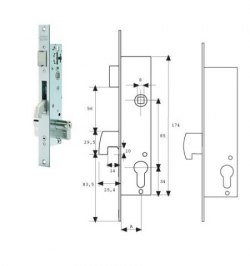 Cerradura Tesa 2241/20/3ai