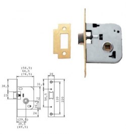 Cerradura Tesa 2005-hl/50