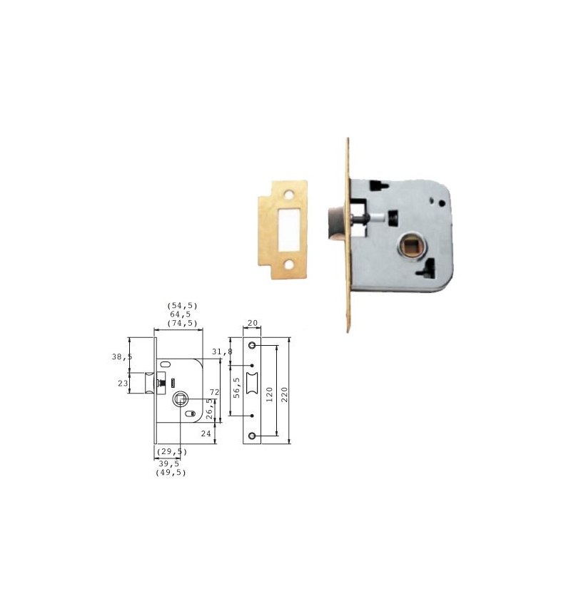 Cerradura Tesa 2005-hl/50
