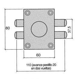 Cerradura Ucem 4111-hb/60