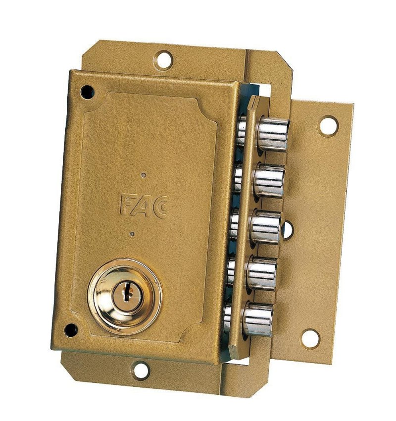Cerradura Fac S 90/c Pintada  Derecha