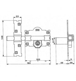 Cerrojo Fac 101-l/105-p