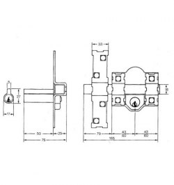 Cerrojo Fac 301-l/ 80-n      Bombillo 70