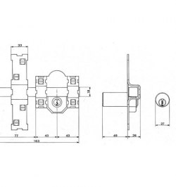 Cerrojo Fac 201-l/ 80-p      Bombillo 70